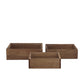 Arden Wooden Square Planter (Set of 3)