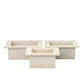 Ceynar Wooden Edge Square Planter Set (Set of 3)