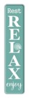 Metal Rectangle Wall Art Painted Finish
