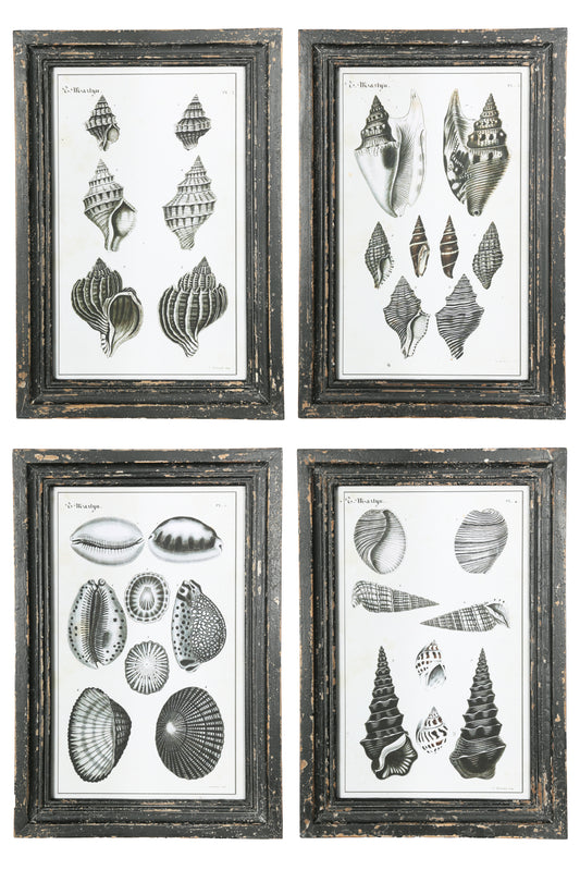 Wood Rectangle Wall Art Painted Finish Gray-20.75"H