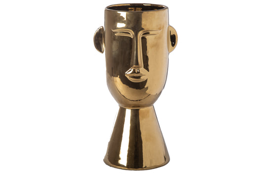 Ceramic Head Pot Gloss Finish