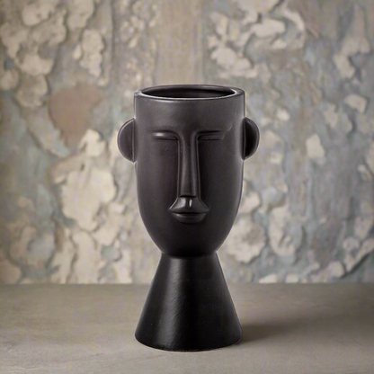 Monari Head Pot with Flared Base (Set of 2)