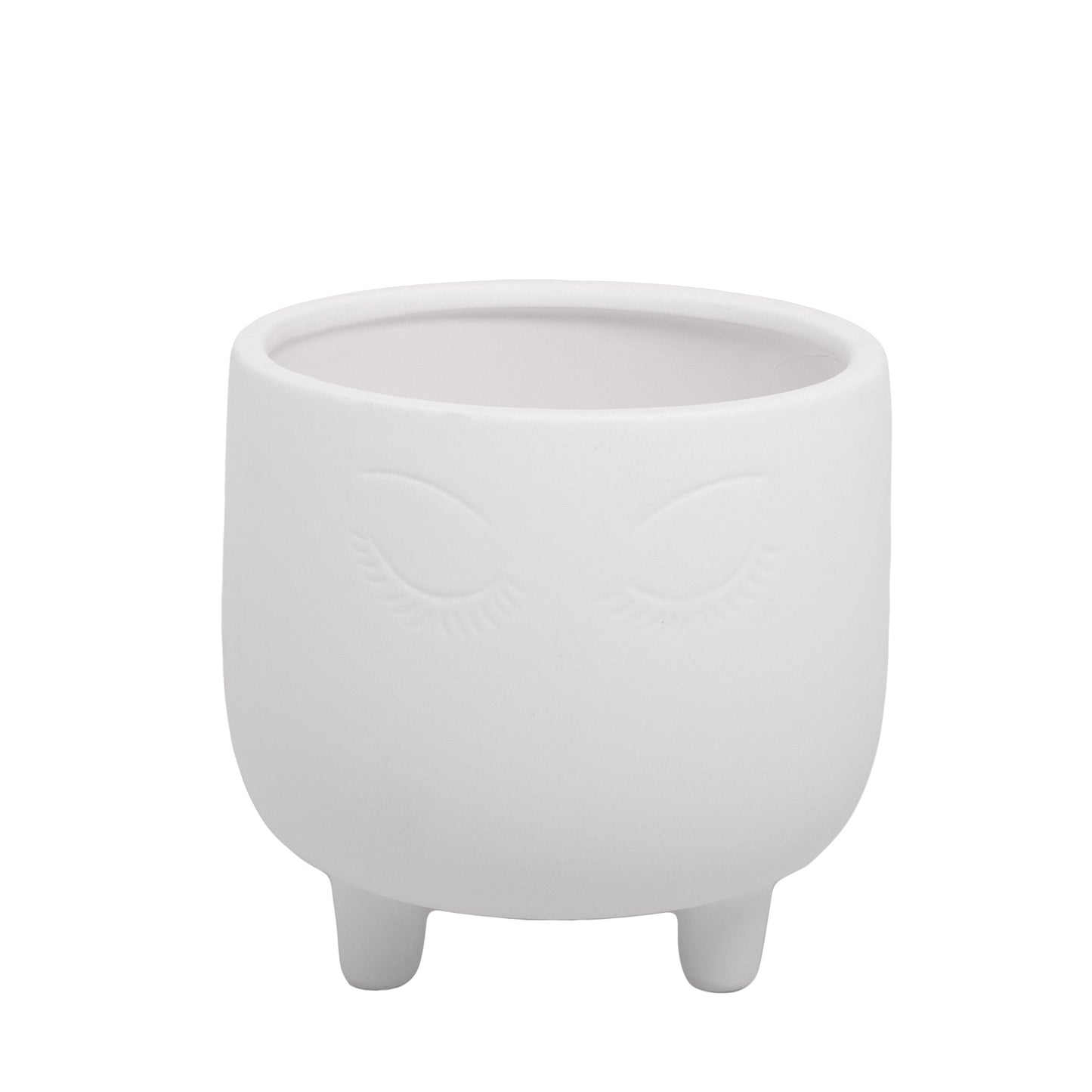 Zelda Ceramic Footed Round Pot