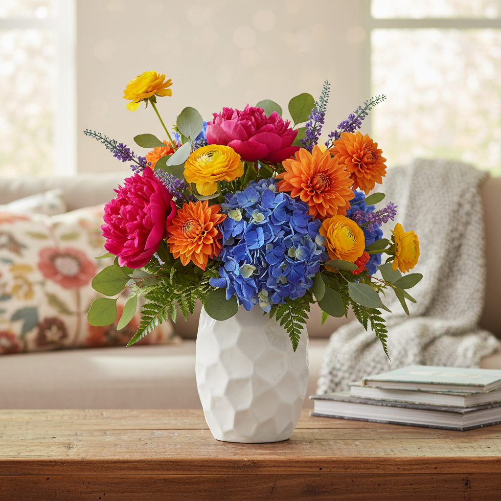 Lily Ceramic Decorative Vase