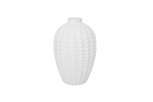 Ceramic Vase Matte Finish White