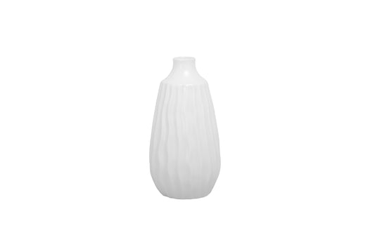 Ceramic Vase Matte Finish White