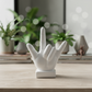 Aletta Ceramic Hand Signal Sculpture