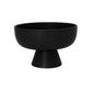 Ceramic Pedestal Bowl Finish in Matt White and Matt Black