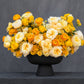 Ceramic Pedestal Bowl Finish in Matt White and Matt Black