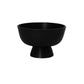 Ceramic Pedestal Bowl Finish in Matt White and Matt Black
