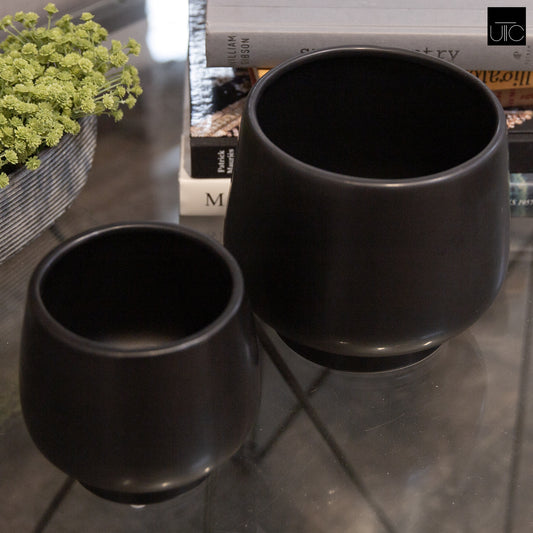 Ceramic Round Pot Matte Finish
