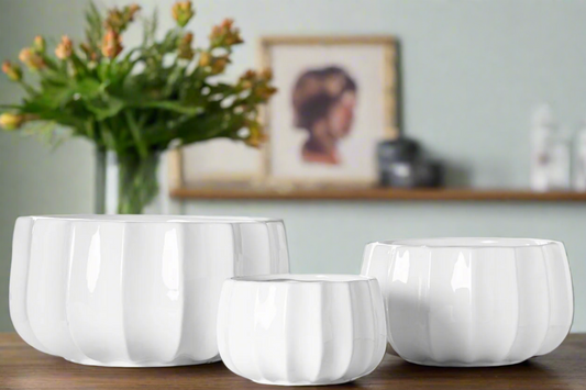 Ceramic Round Bowl Gloss Finish