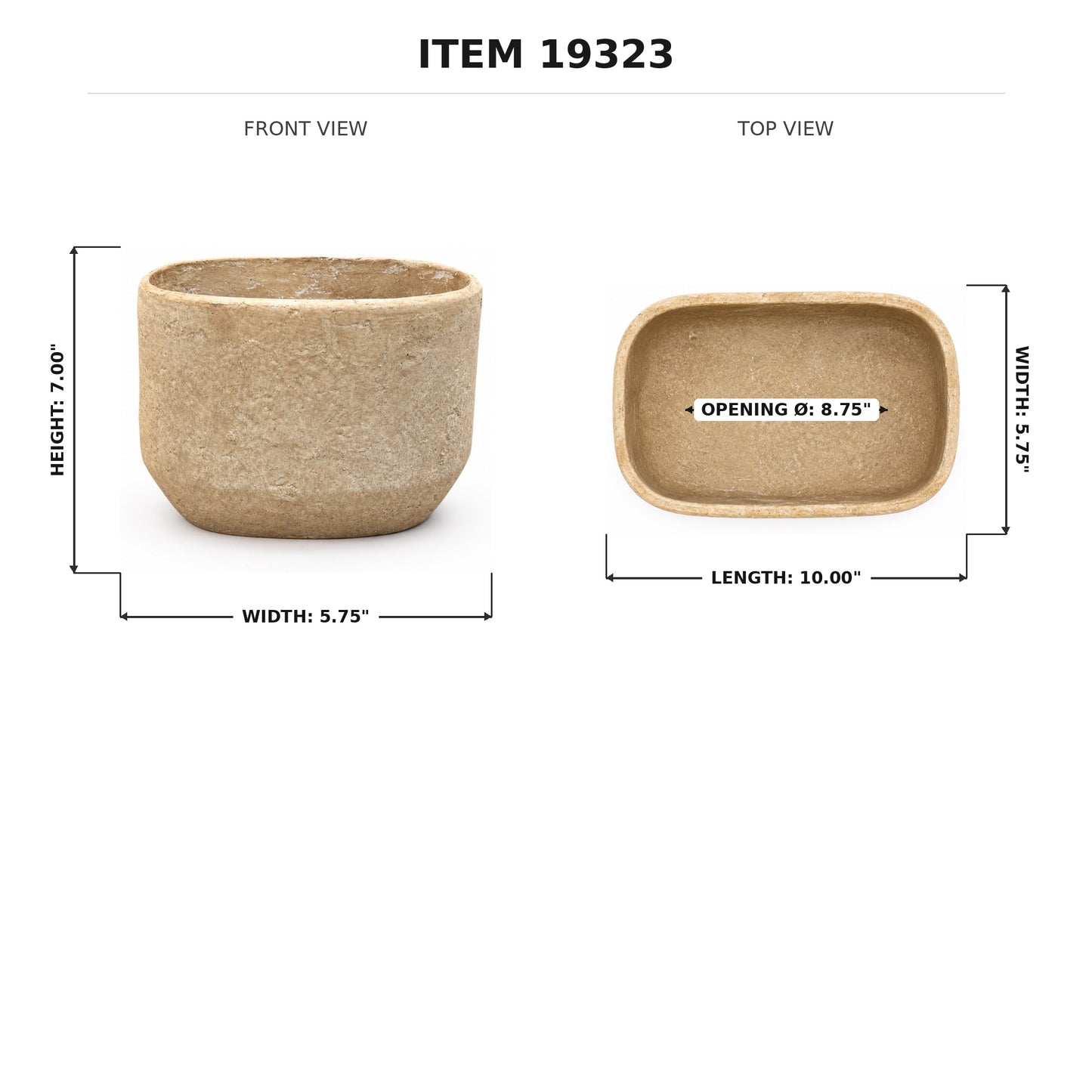 Cordelia Modern Cement Cylinder Planter