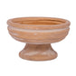 Terecotta Round Urn Finish Wash