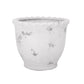 Modern Terracotta Planter with Sculpted Wave Rim