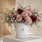 Paisley Terracotta Round Pot
