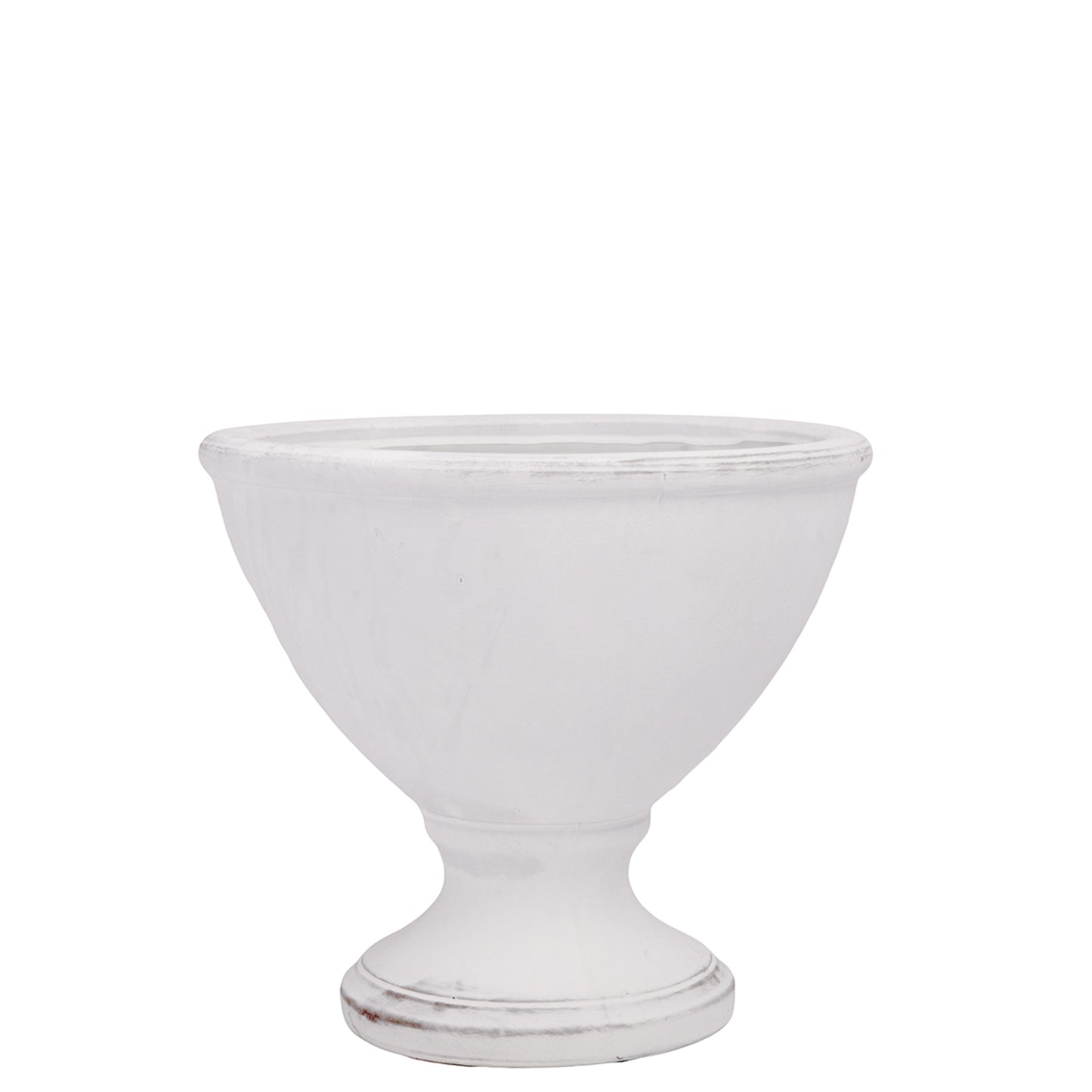 Solura White Terracotta Urn Planter