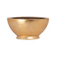 Polystone Gold leaf Planter Boat Shape Planter with Base Finish Gold