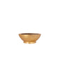 Daisy Polystone Gold Leaf Boat Planter