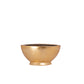 Daisy Polystone Gold Leaf Boat Planter