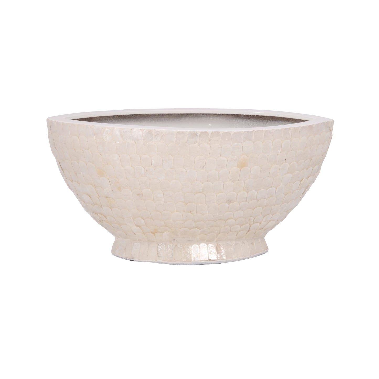 Kaelenn Ceramic Shell Boat Planter