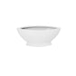 Polystone Champagne Leaf Boat-Shaped Planter with Base and Lacquered Finish