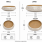 Ainsley Shell Mosaic Bowl Planter Set (Set of 2)