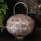 Lunelle Floral Pierced Metal Lanterns
