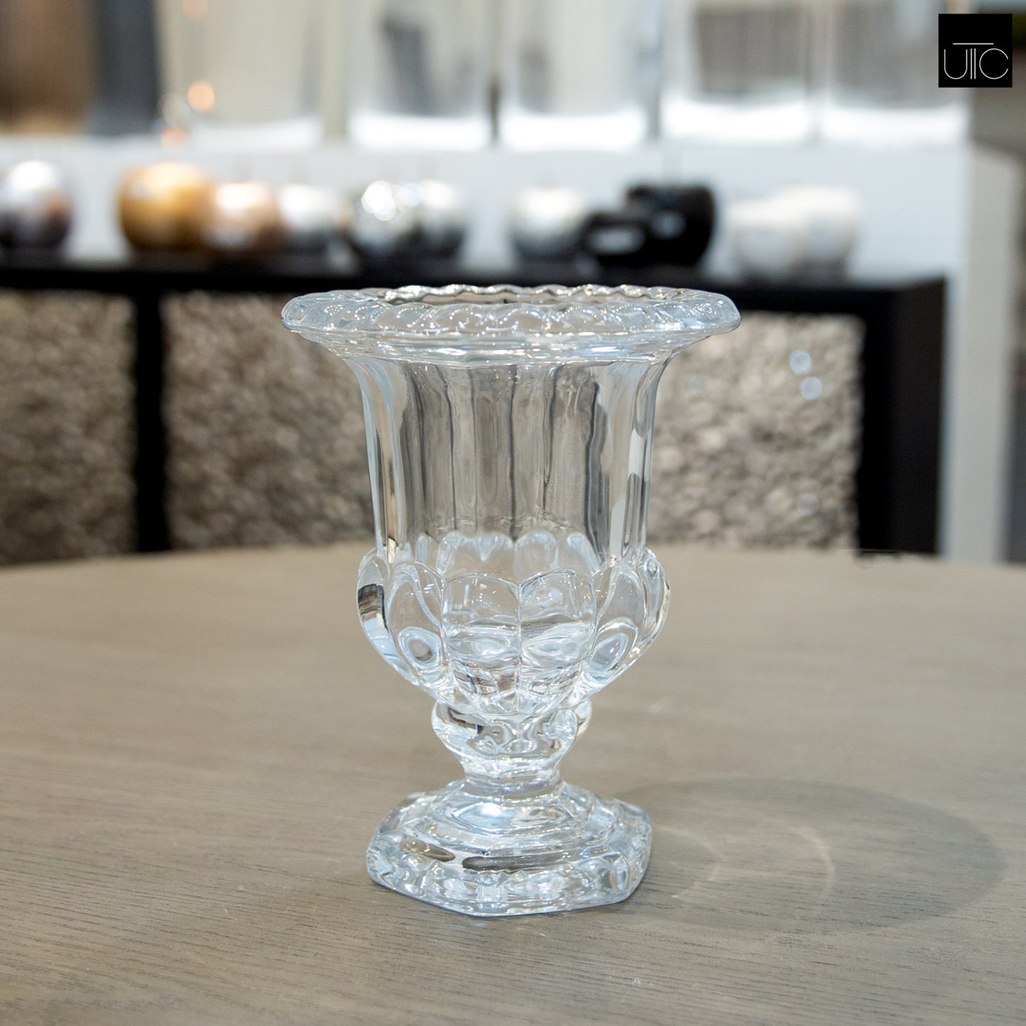 Femi Machine-Made Glass Urn Vase