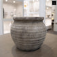 Della Rustic Jar-Style Cement Planter