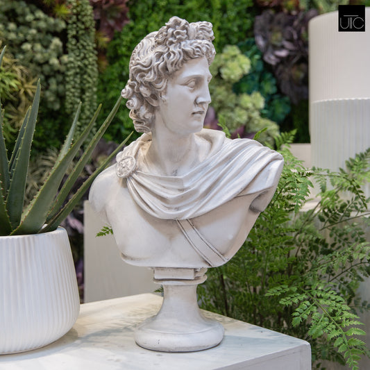 David Fiberglass Bust Sculpture