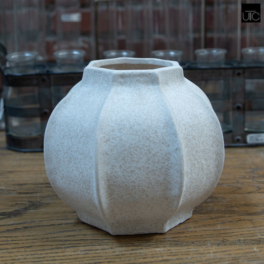 Bulbous Stoneware Vase