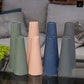 Vahlia Embossed Column Ceramic Vase