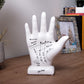 Astora Ceramic Right Hand Figurine with Astro Palmistry Design