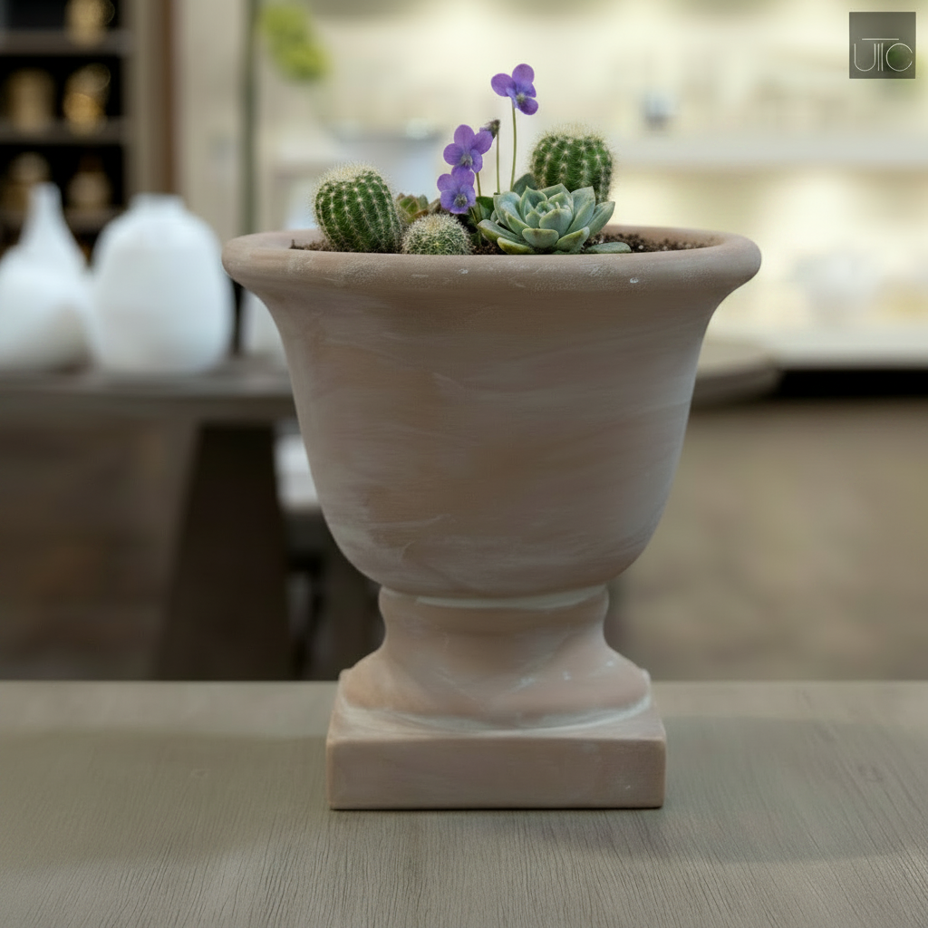 Talon Round Cement Pot