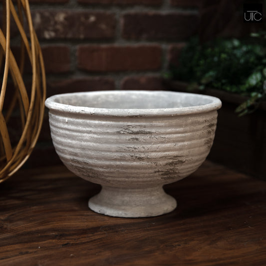 Iris Cement Urn Planter