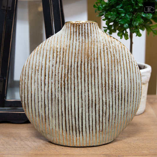 Alvara Gold Ceramic Vase
