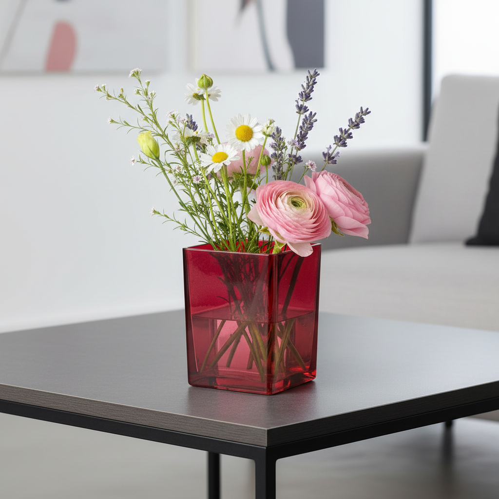 Aeris Glass Cube Vase