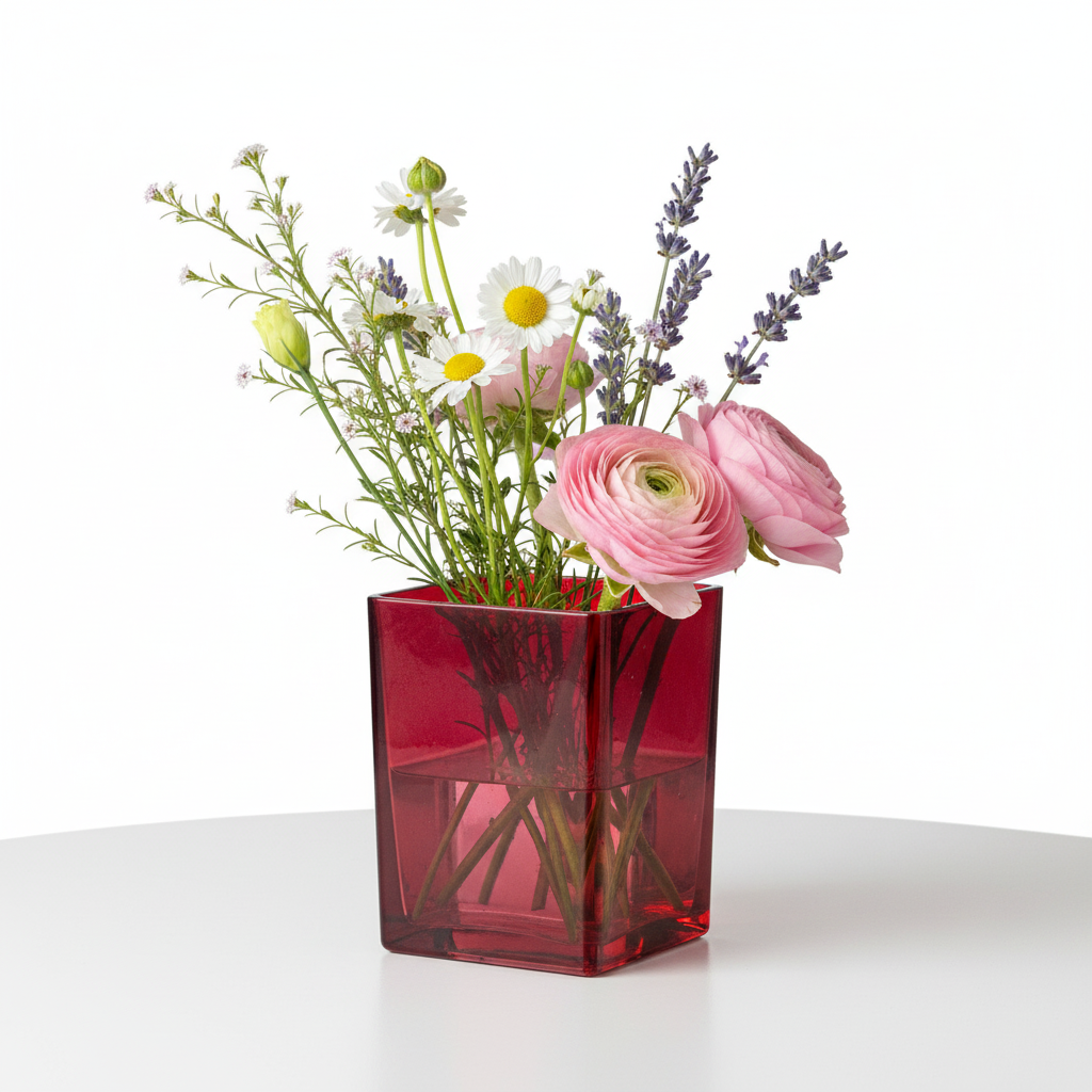 Aeris Glass Cube Vase