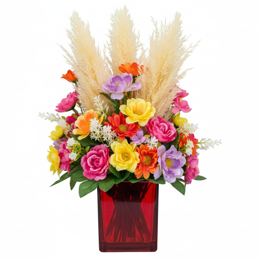 Aeris Glass Cube Vase