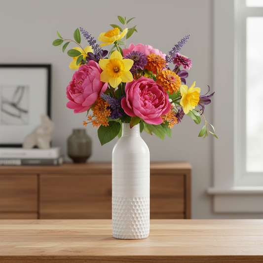 Soula Ceramic Round Bottle Vase