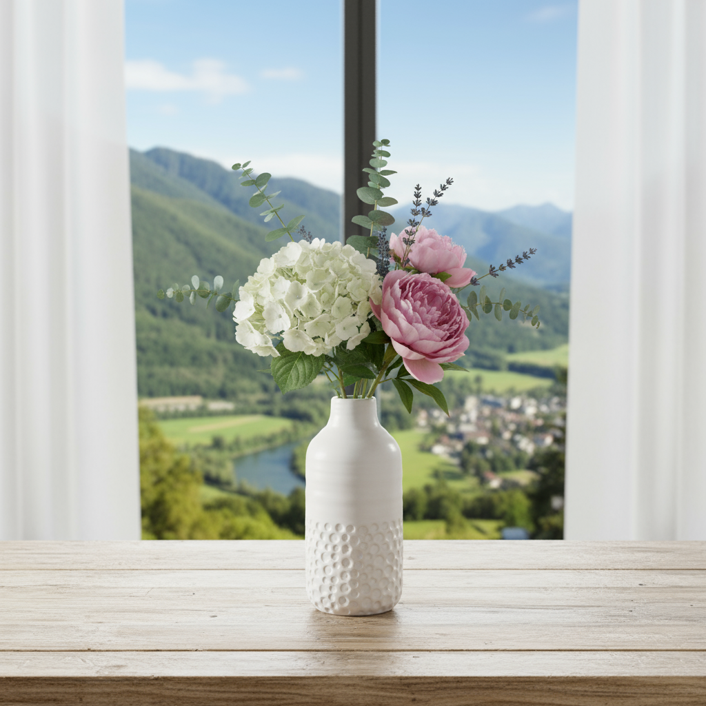 Soula Ceramic Round Bottle Vase