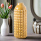 Nessa Round Bubbled Ceramic Vase