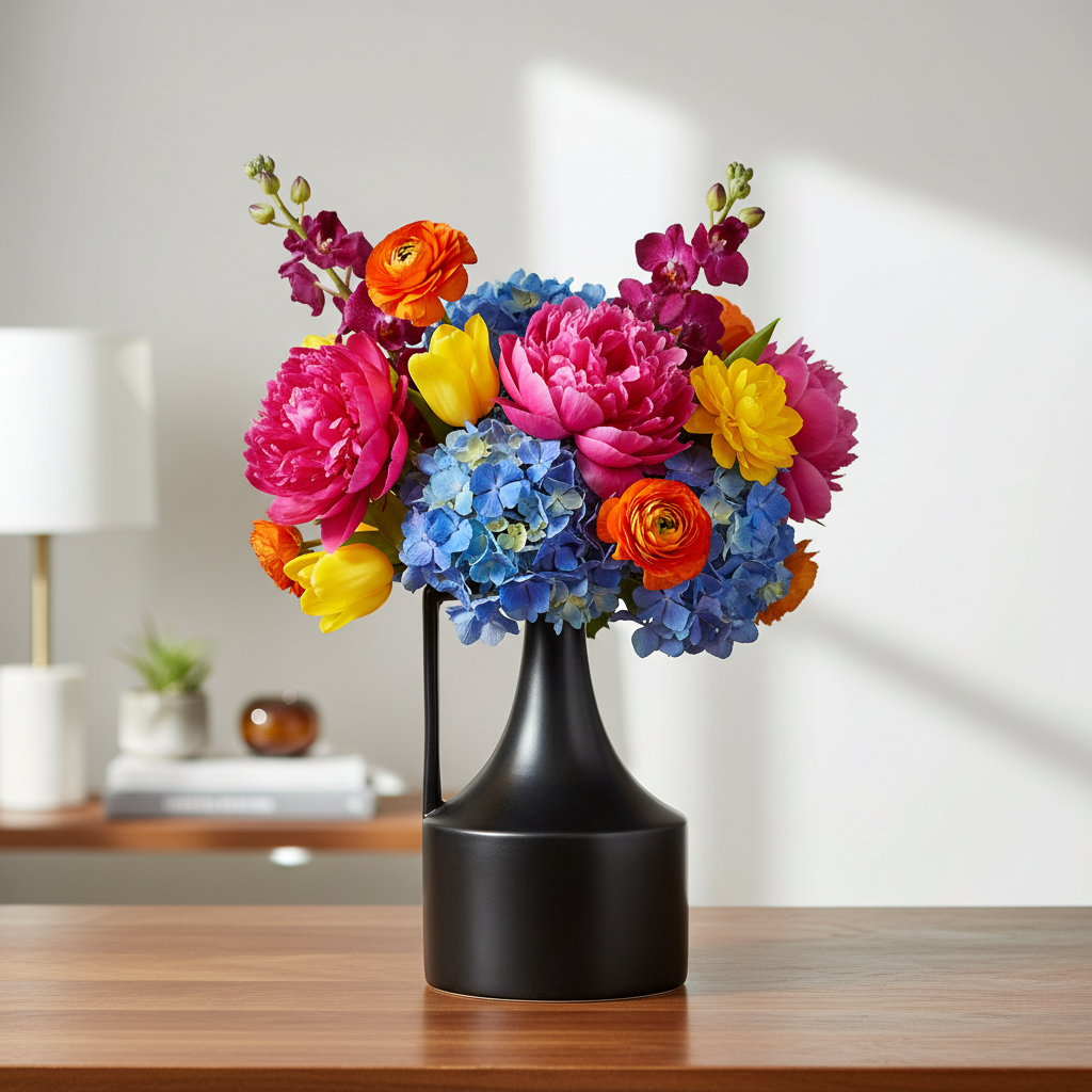 Ara Ceramic Decorative Trumpet Vase