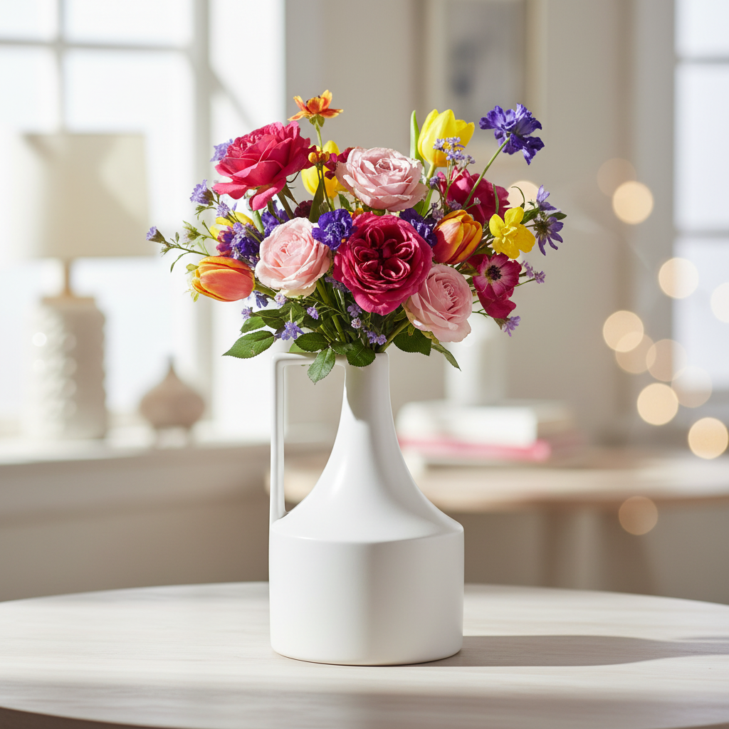 Ara Ceramic Decorative Trumpet Vase