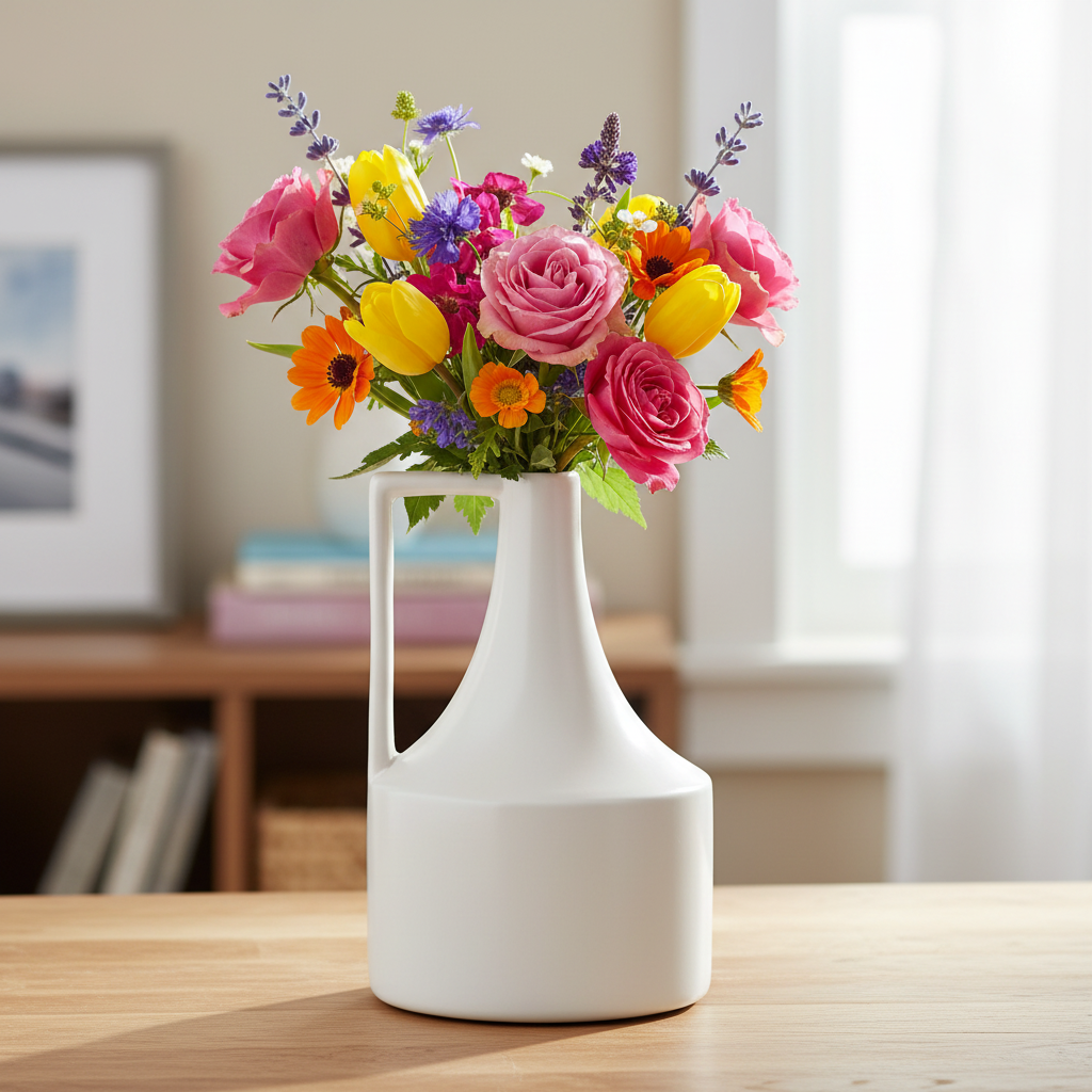 Ara Ceramic Decorative Trumpet Vase