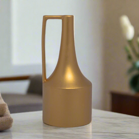 Nox Trumpet Ceramic Vase with Handles