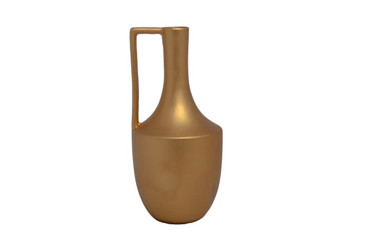 Ceramic Round Bottle Vase Matte Finish-14.00"H