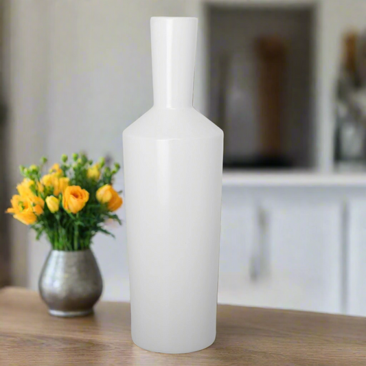 Shiloh Ceramic White Vase