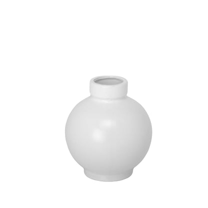 Ceramic Vase Matte Finish White